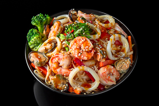 Seafood Udon Noodles