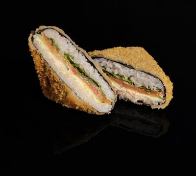 Crispy Sake Sandwich