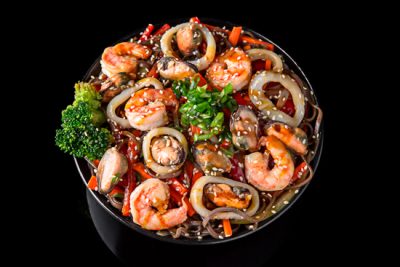 Seafood Soba Noodles